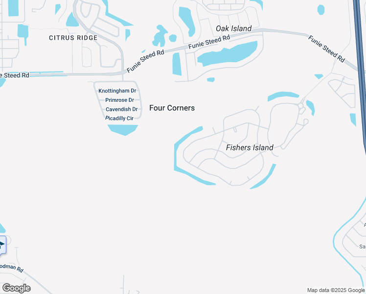map of restaurants, bars, coffee shops, grocery stores, and more near 8597 La Isla Drive in Kissimmee