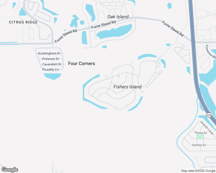 map of restaurants, bars, coffee shops, grocery stores, and more near 2620 Emerald Island Boulevard in Kissimmee