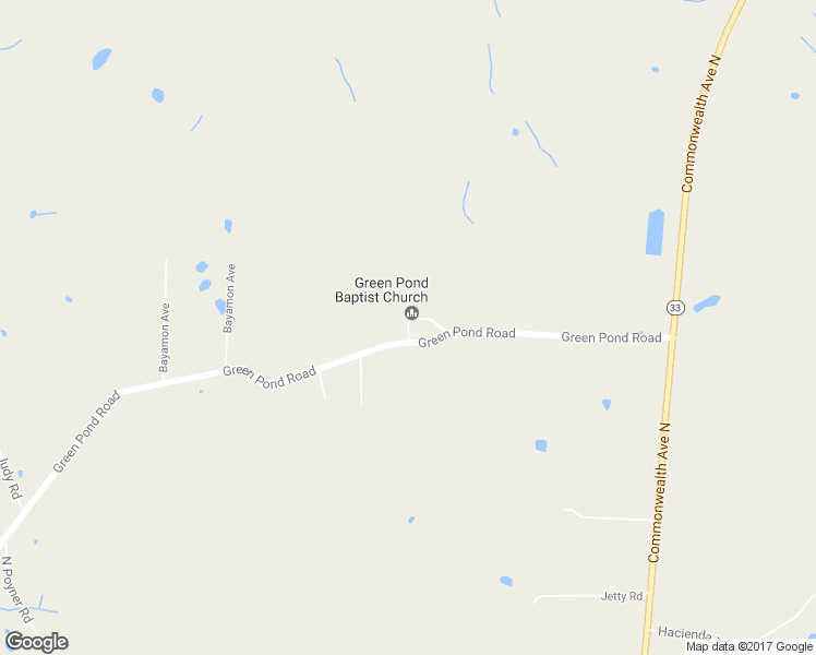 map of restaurants, bars, coffee shops, grocery stores, and more near Green Pond Church Road in Polk City