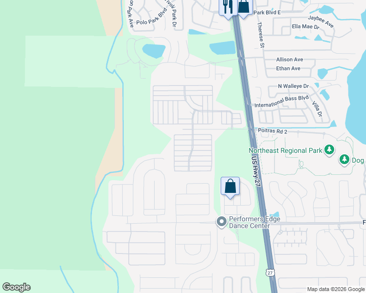 map of restaurants, bars, coffee shops, grocery stores, and more near 724 Island Breeze Street in Davenport