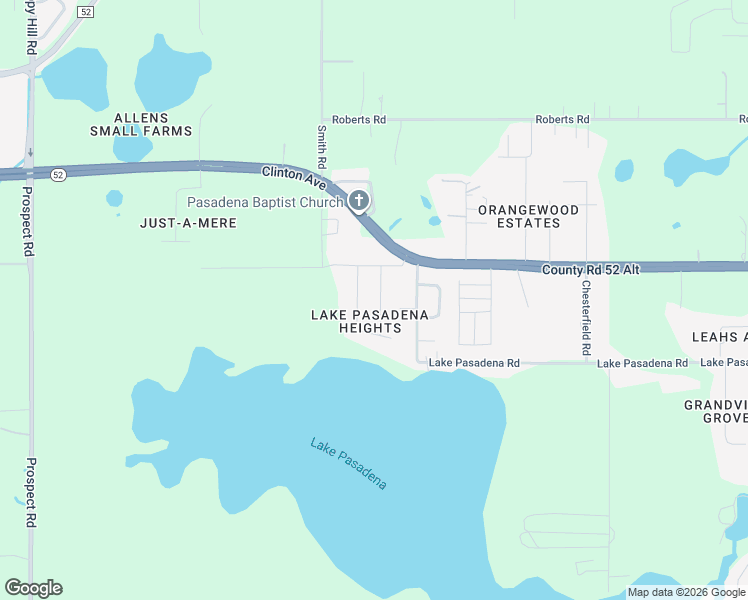 map of restaurants, bars, coffee shops, grocery stores, and more near 11635 Meadowlane Drive in Dade City