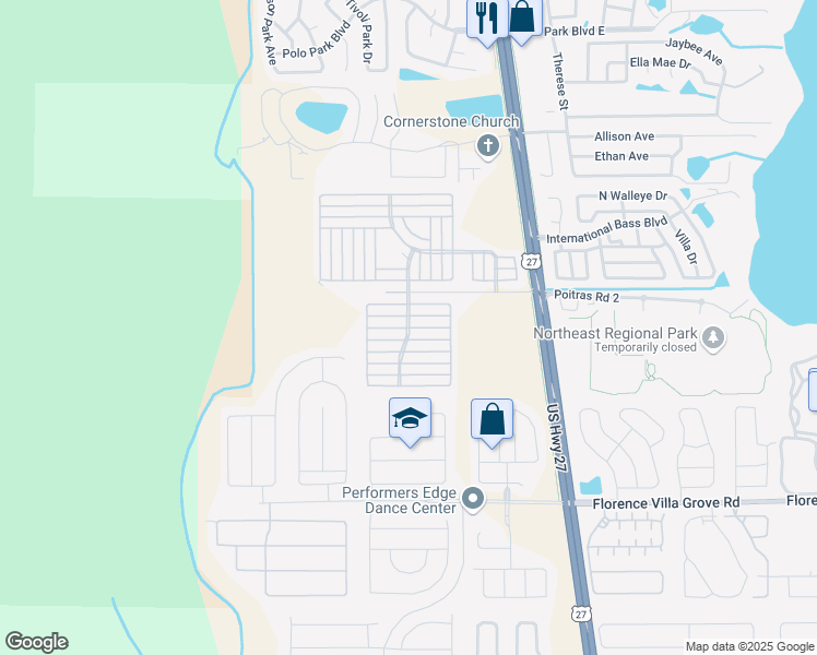 map of restaurants, bars, coffee shops, grocery stores, and more near Island Street in Davenport
