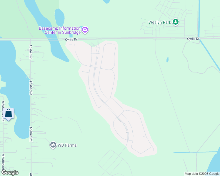 map of restaurants, bars, coffee shops, grocery stores, and more near 2728 Nature View Rd in St. Cloud