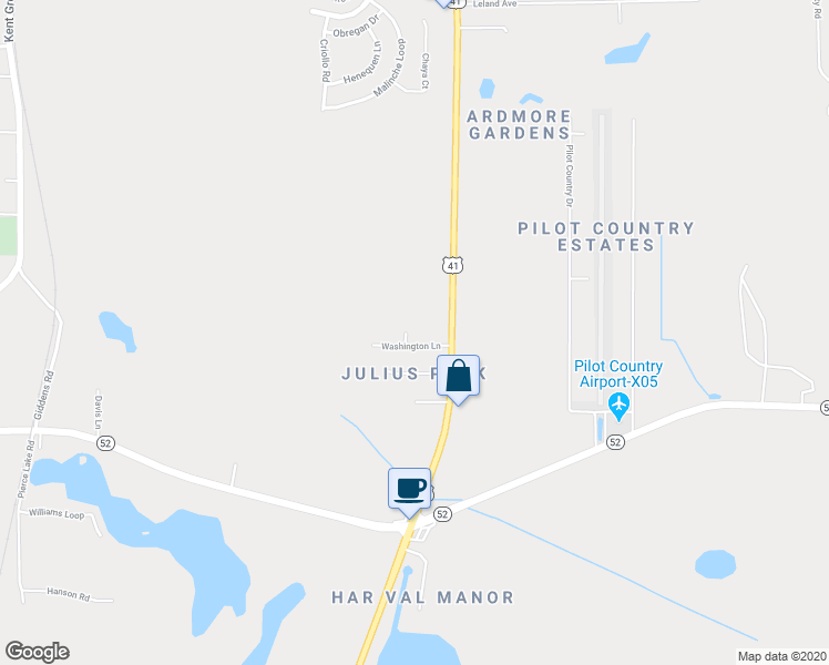 map of restaurants, bars, coffee shops, grocery stores, and more near 11720 Paramus Street in Spring Hill