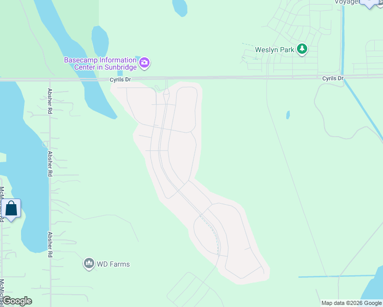 map of restaurants, bars, coffee shops, grocery stores, and more near 2728 Nature View Rd in St. Cloud