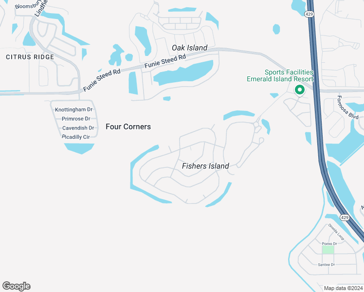 map of restaurants, bars, coffee shops, grocery stores, and more near 8655 La Isla Drive in Kissimmee