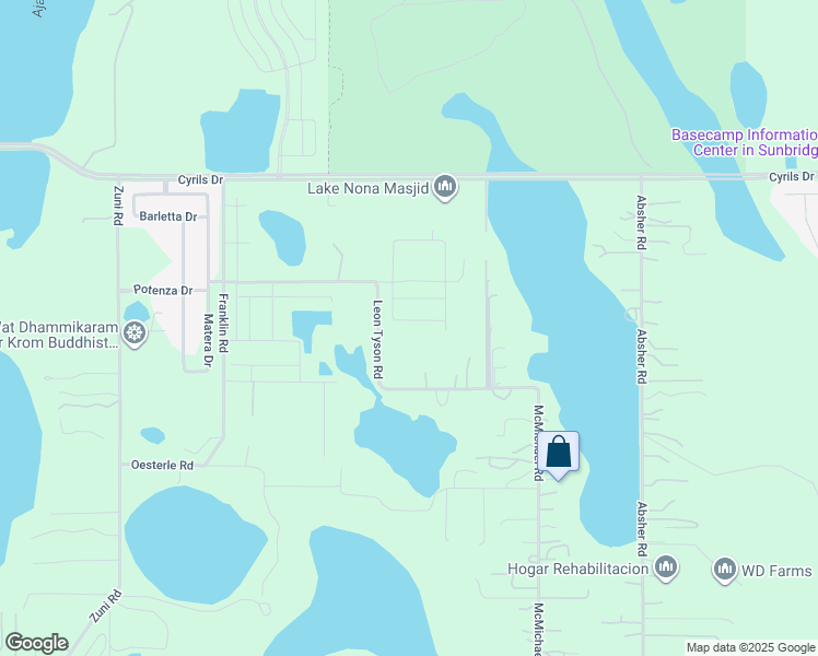 map of restaurants, bars, coffee shops, grocery stores, and more near 5700 Eaglesnest Court in St. Cloud