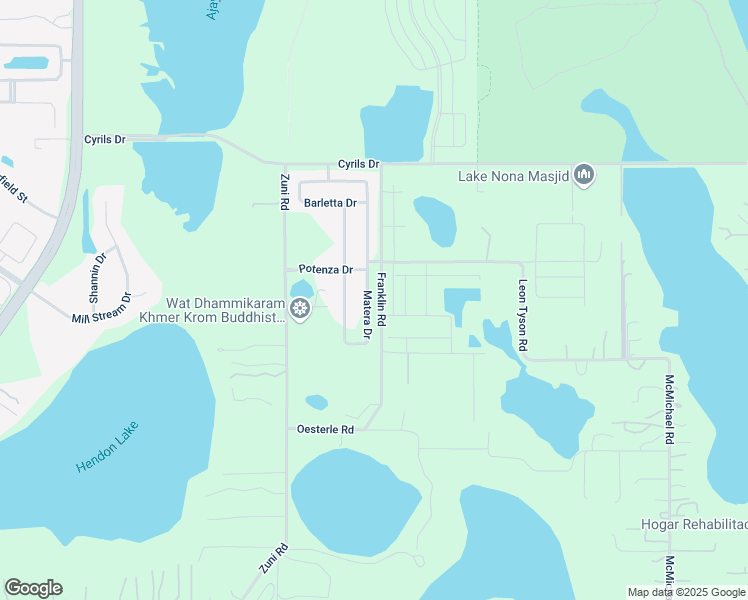 map of restaurants, bars, coffee shops, grocery stores, and more near 5556 Potenza Drive in St. Cloud