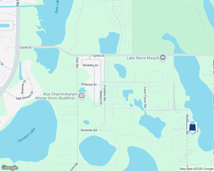 map of restaurants, bars, coffee shops, grocery stores, and more near 2785 Franklin Road in St. Cloud