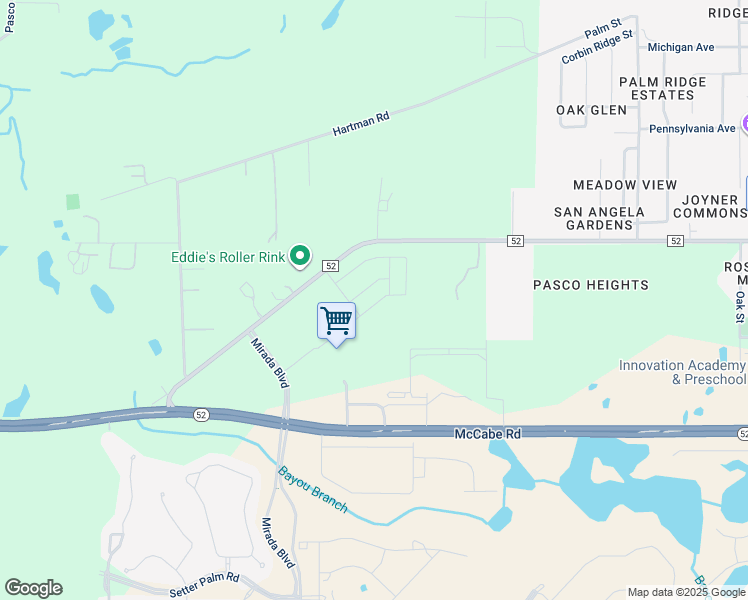 map of restaurants, bars, coffee shops, grocery stores, and more near 31720 State Route 52 in San Antonio