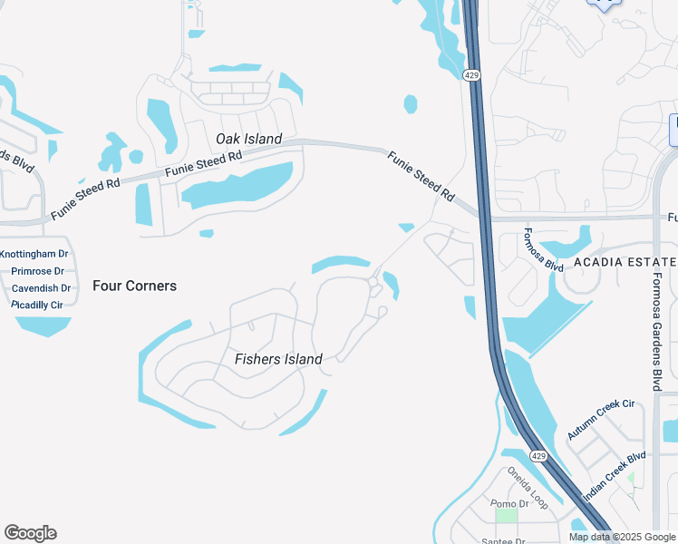 map of restaurants, bars, coffee shops, grocery stores, and more near 8419 Secret Key Cove in Kissimmee