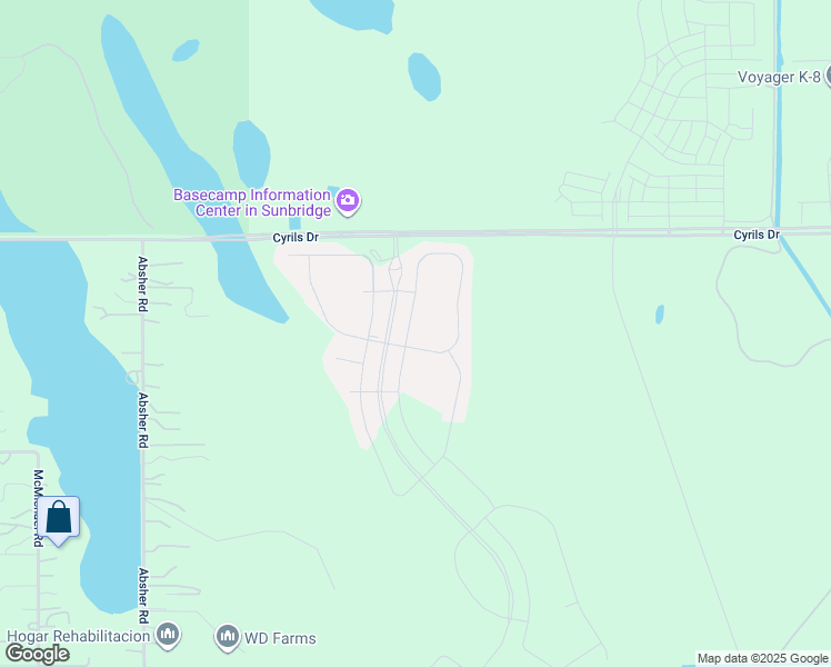 map of restaurants, bars, coffee shops, grocery stores, and more near 3040 Cherry Blossom Loop in St. Cloud
