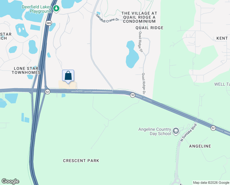 map of restaurants, bars, coffee shops, grocery stores, and more near 11947 Shady Hills Road in Spring Hill