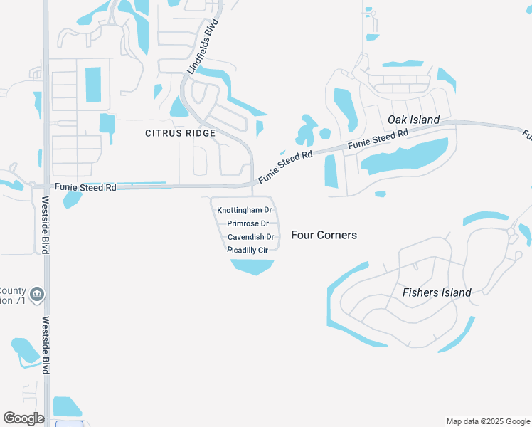 map of restaurants, bars, coffee shops, grocery stores, and more near 8604 Knottingham Drive in Kissimmee