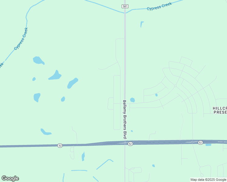 map of restaurants, bars, coffee shops, grocery stores, and more near 11815 Bellamy Brothers Boulevard in Dade City