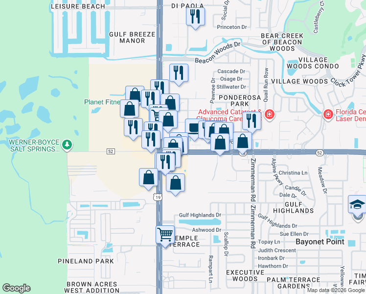 map of restaurants, bars, coffee shops, grocery stores, and more near 7204 Heibner Avenue in Hudson