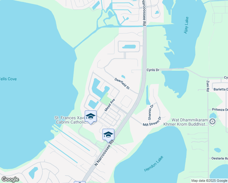 map of restaurants, bars, coffee shops, grocery stores, and more near 5019 Superior Place in St. Cloud