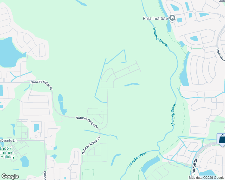 map of restaurants, bars, coffee shops, grocery stores, and more near 4280 Prologue Way in Kissimmee