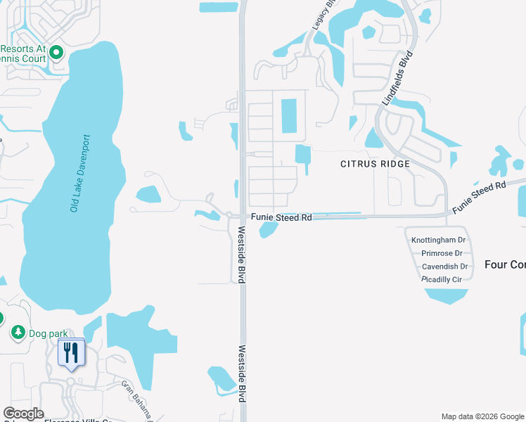 map of restaurants, bars, coffee shops, grocery stores, and more near 8974 Sugar Palm Road in Kissimmee