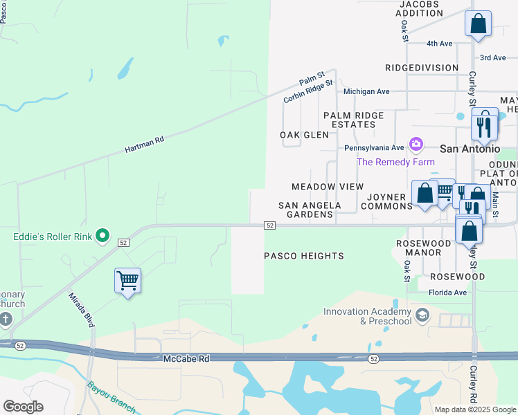 map of restaurants, bars, coffee shops, grocery stores, and more near 12120 Storch Lane in San Antonio