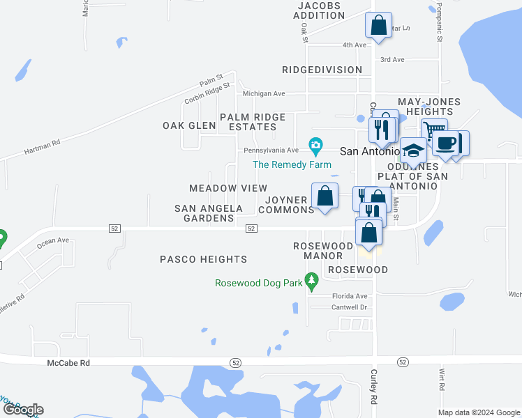 map of restaurants, bars, coffee shops, grocery stores, and more near 12034 Knotty Pine Loop in San Antonio