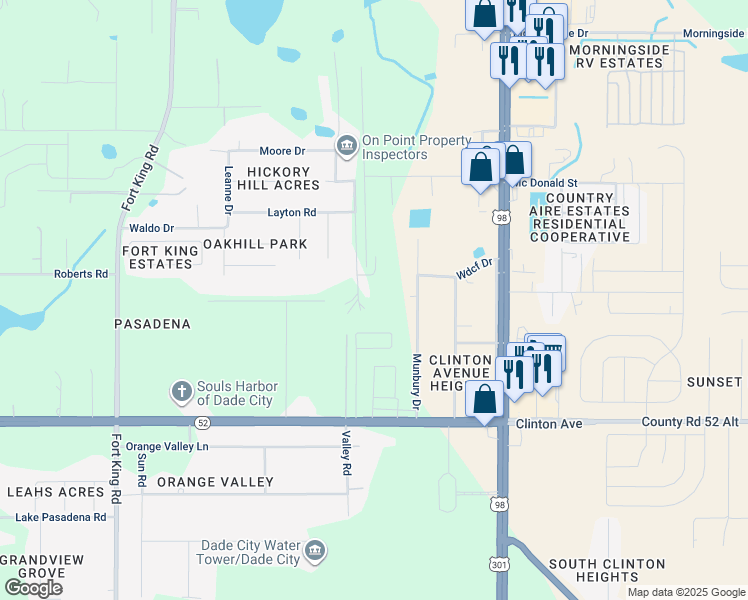 map of restaurants, bars, coffee shops, grocery stores, and more near in Richland