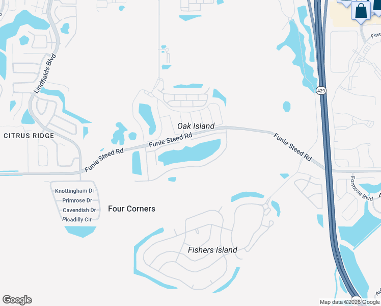 map of restaurants, bars, coffee shops, grocery stores, and more near 2911 Sunset Retreat Court in Kissimmee