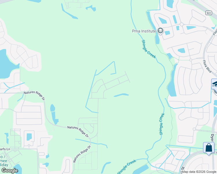 map of restaurants, bars, coffee shops, grocery stores, and more near 2790 Babb Road in Kissimmee
