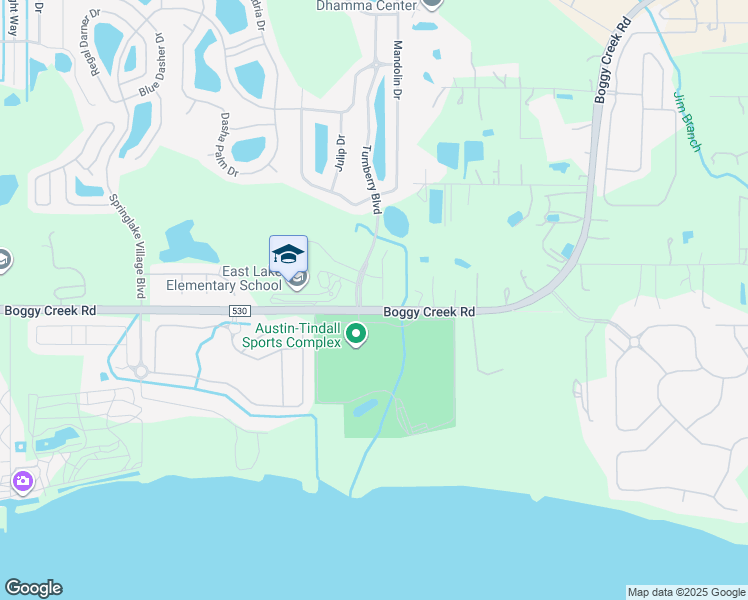 map of restaurants, bars, coffee shops, grocery stores, and more near 2900 Holly Berry Court in Kissimmee