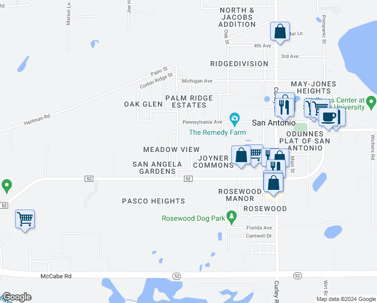 map of restaurants, bars, coffee shops, grocery stores, and more near 12115 Knotty Pine Loop in San Antonio