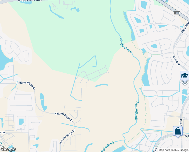 map of restaurants, bars, coffee shops, grocery stores, and more near 2790 Babb Road in Kissimmee