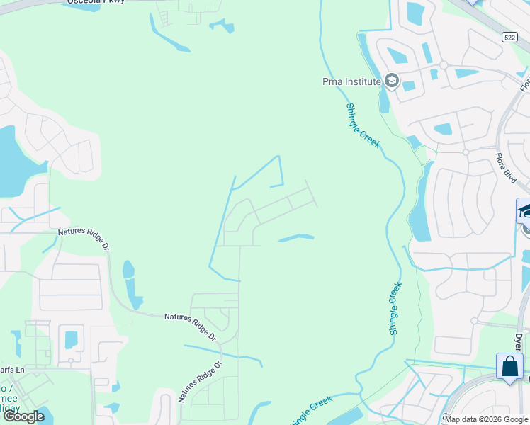 map of restaurants, bars, coffee shops, grocery stores, and more near 2790 Babb Road in Kissimmee