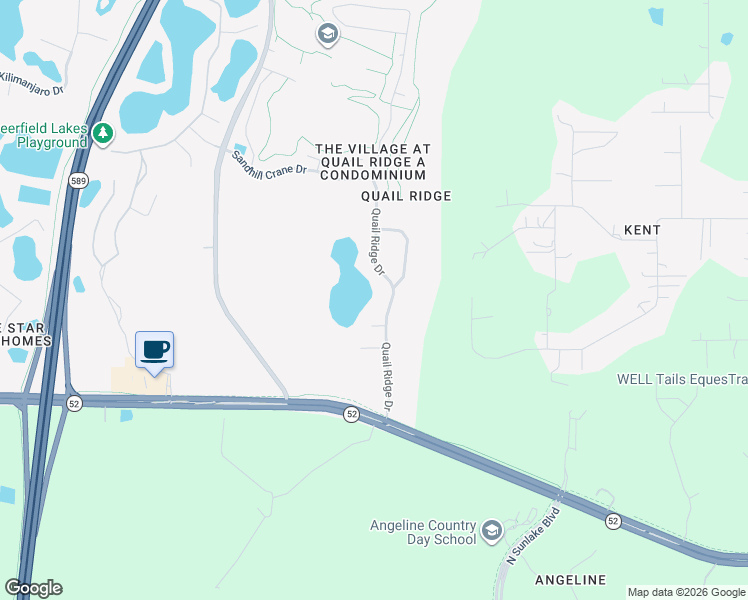 map of restaurants, bars, coffee shops, grocery stores, and more near 12213 Quail Ridge Drive in Spring Hill