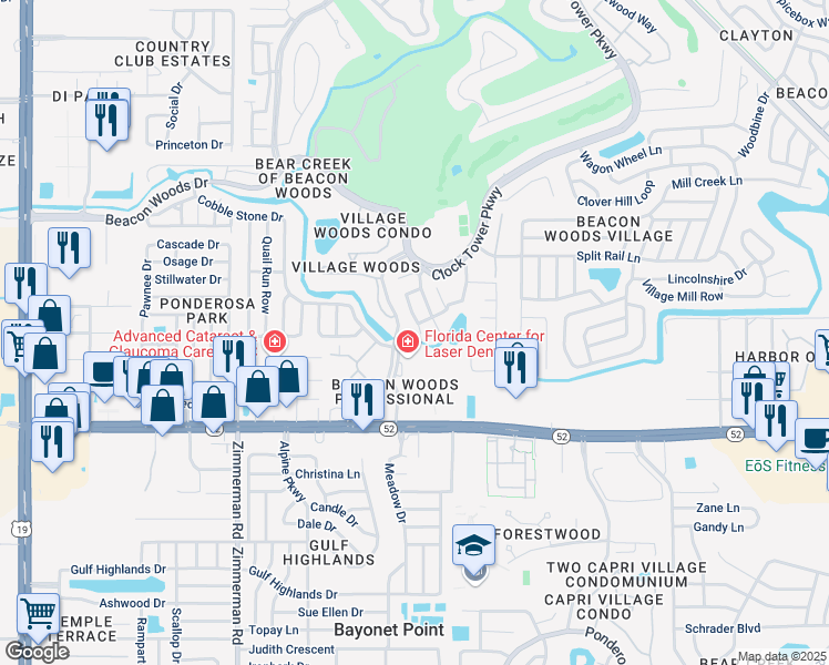 map of restaurants, bars, coffee shops, grocery stores, and more near 12211 Saddle Strap Row in Hudson
