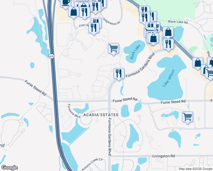 map of restaurants, bars, coffee shops, grocery stores, and more near 2952 Salted Rim Road in Four Corners