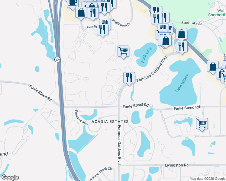 map of restaurants, bars, coffee shops, grocery stores, and more near 2952 Salted Rim Road in Four Corners