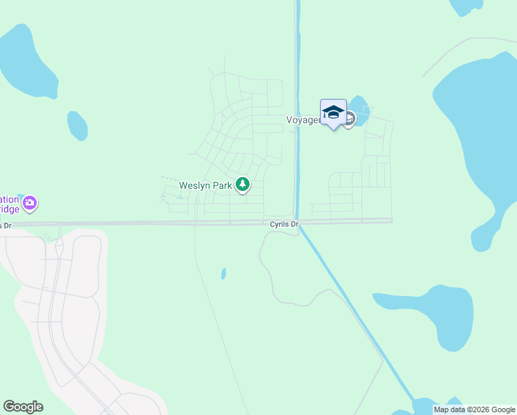 map of restaurants, bars, coffee shops, grocery stores, and more near Sungrove Lane in St. Cloud