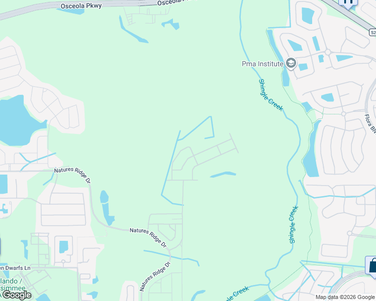 map of restaurants, bars, coffee shops, grocery stores, and more near 2958 Babb Road in Kissimmee