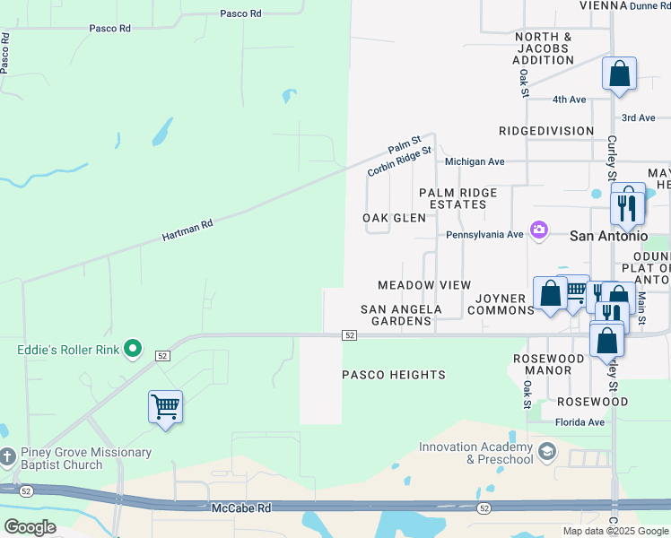 map of restaurants, bars, coffee shops, grocery stores, and more near 12120 Storch Lane in San Antonio