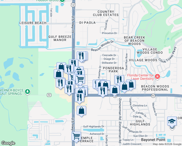 map of restaurants, bars, coffee shops, grocery stores, and more near 7135 Elizabeth Avenue in Hudson