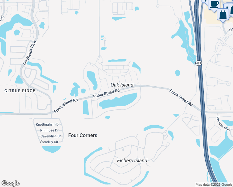map of restaurants, bars, coffee shops, grocery stores, and more near 8442 Rising Star Court in Kissimmee