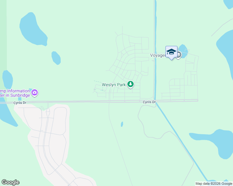 map of restaurants, bars, coffee shops, grocery stores, and more near Sungrove Lane in St. Cloud