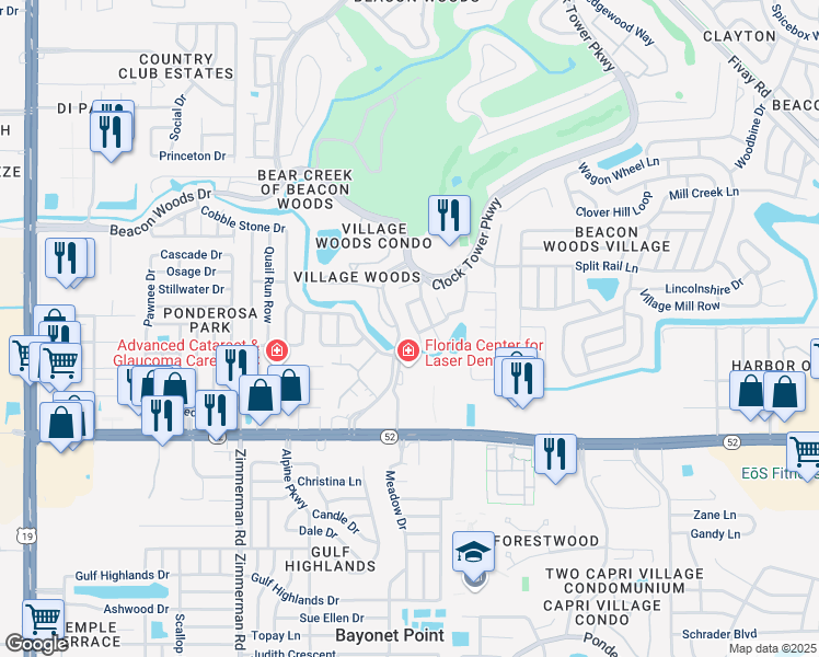 map of restaurants, bars, coffee shops, grocery stores, and more near 12221 Saddle Strap Row in Hudson