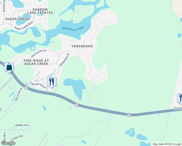 map of restaurants, bars, coffee shops, grocery stores, and more near 12210 South Bridge Terrace in Hudson