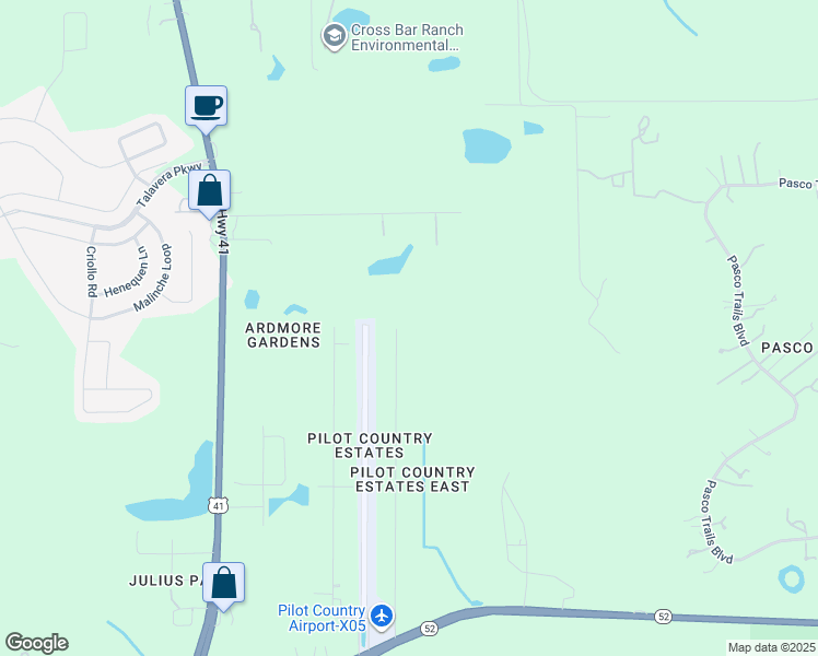 map of restaurants, bars, coffee shops, grocery stores, and more near 12220 Driver Lane in Spring Hill