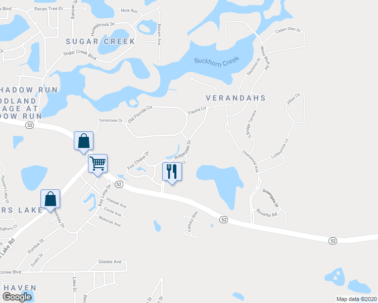 map of restaurants, bars, coffee shops, grocery stores, and more near 12226 Ridgedale Drive in Hudson