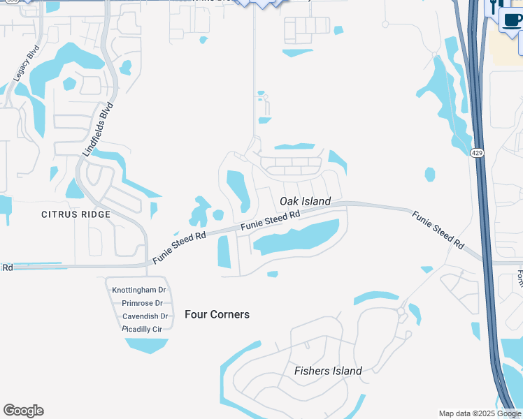 map of restaurants, bars, coffee shops, grocery stores, and more near 8558 Bay Lilly Loop in Kissimmee