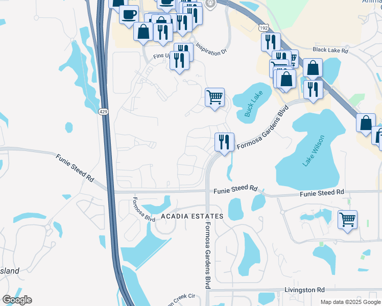 map of restaurants, bars, coffee shops, grocery stores, and more near 2952 Salted Rim Road in Four Corners