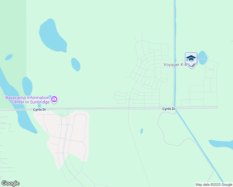 map of restaurants, bars, coffee shops, grocery stores, and more near Sungrove Lane in St. Cloud