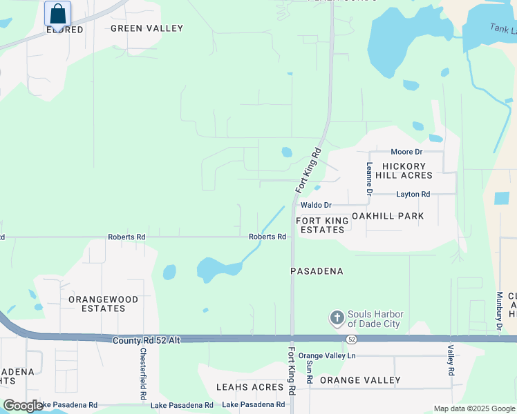 map of restaurants, bars, coffee shops, grocery stores, and more near 12134 Conrad Drive in Dade City